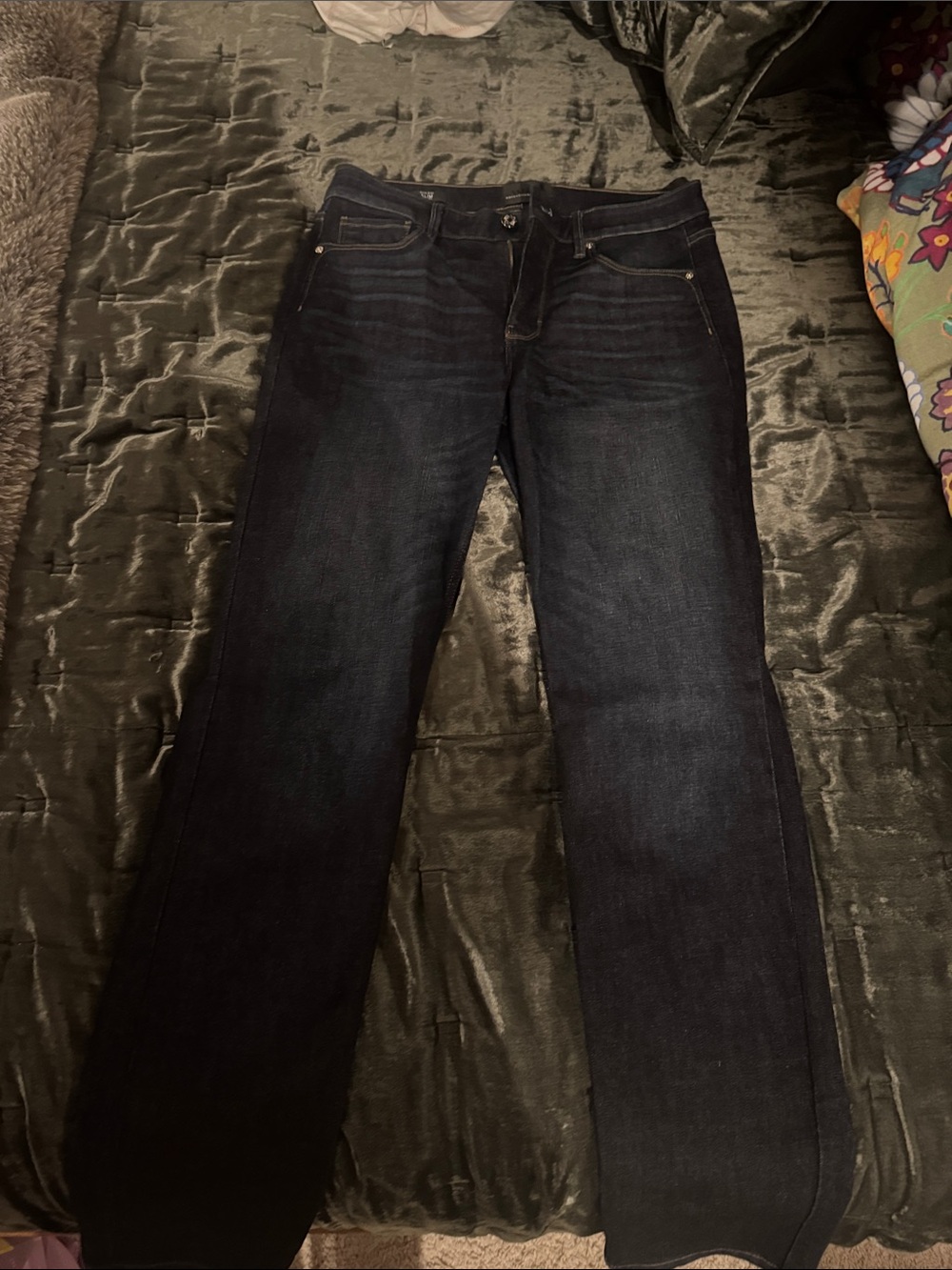 WHBM High Rise Slim sculpt Dark Blue Women's Jeans